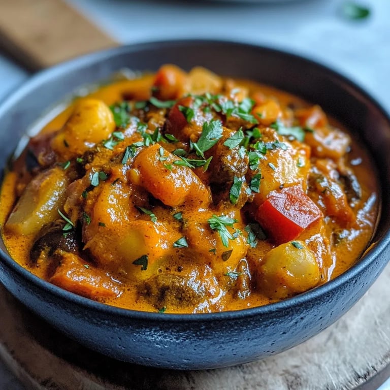 Kürbiscurry mit Kichererbsen