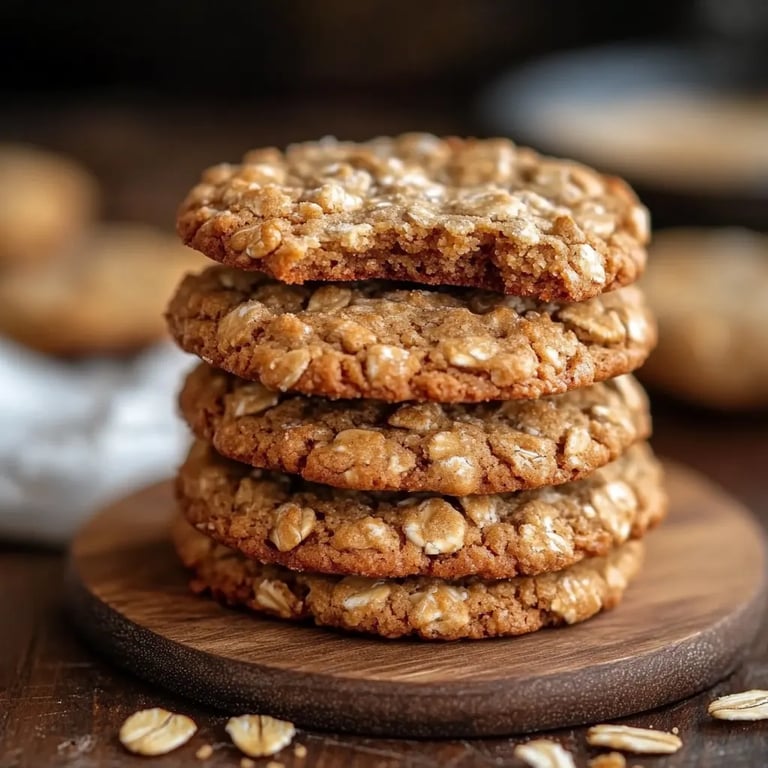 Delicious Honey Oatmeal Cookies