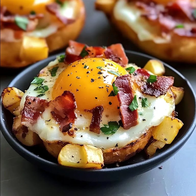 Nid De Pommes De Terre Aux Œufs Et Bacon : Une Recette Incroyable Ultime