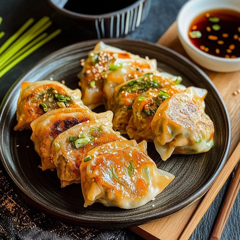 Knusprige Gemüsetaschen