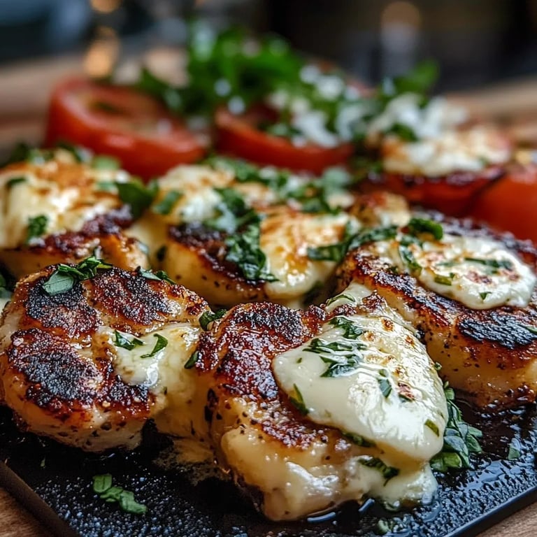 Gebackene Mozzarella-Blumenkohlsteaks