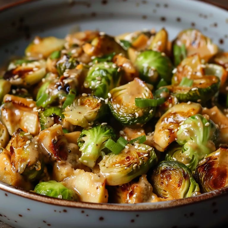 Cremige Rosenkohlpfanne