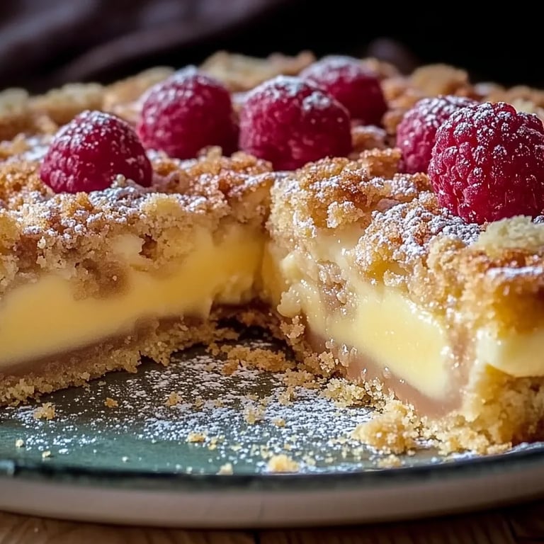 Streuselkuchen mit Pudding