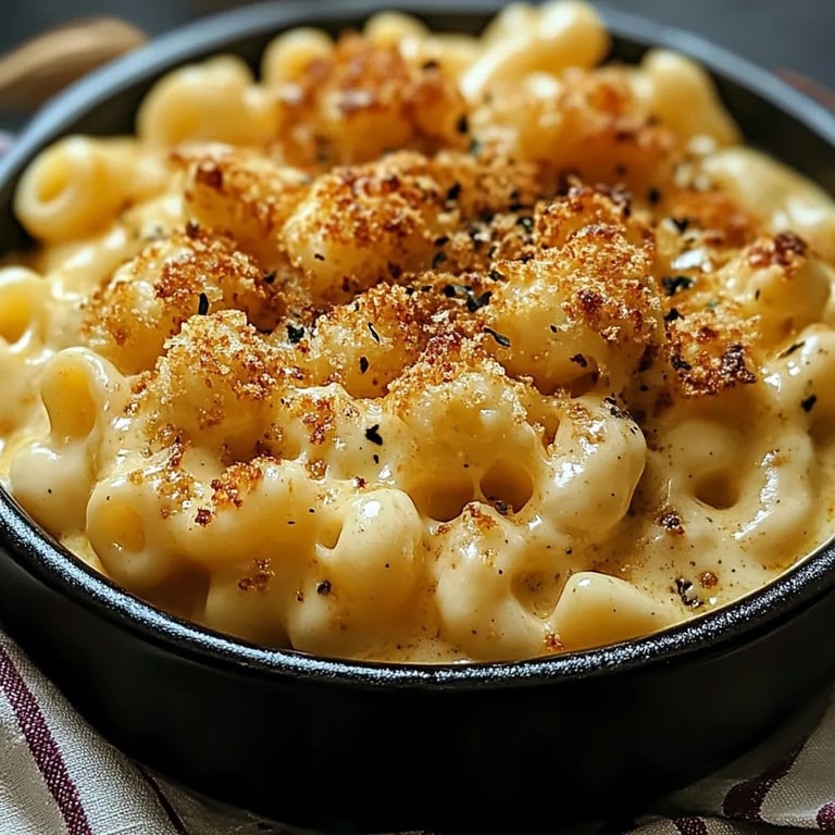 Creamy Honey Pepper Chicken Mac and Cheese