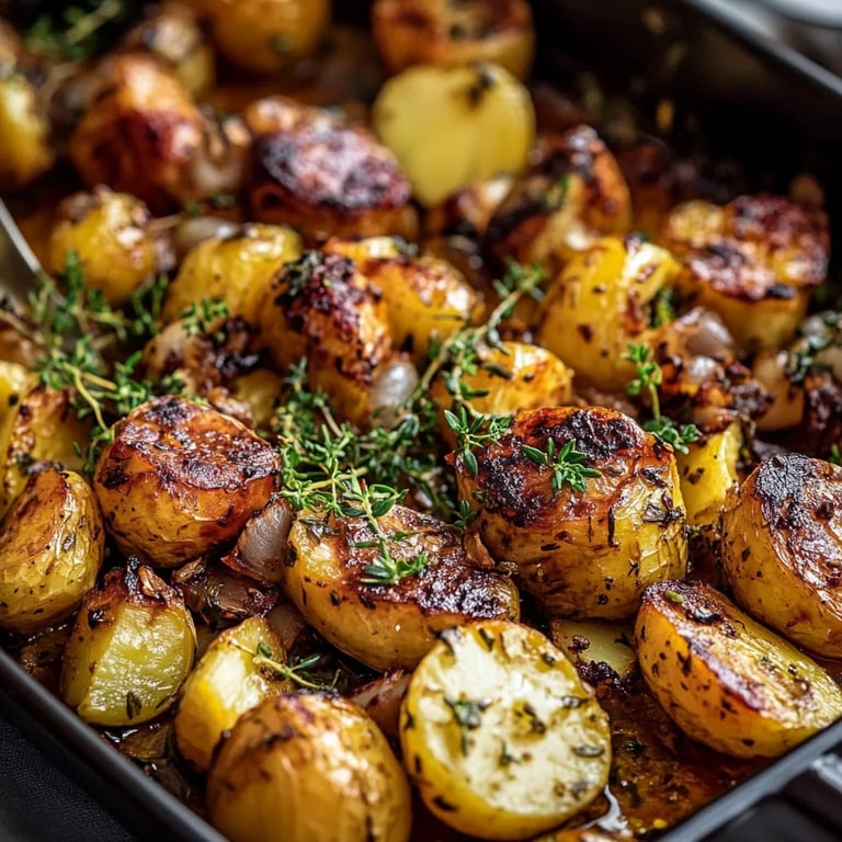 Ofen geröstete Süßkartoffeln und gerösteter Rosenkohl