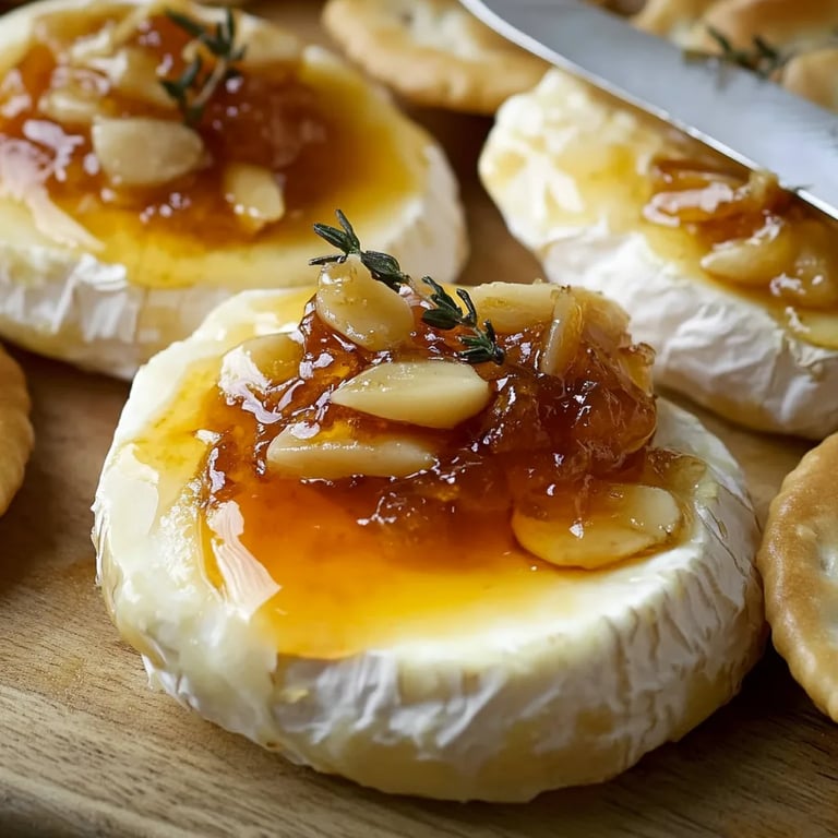 Baked Brie with Apricot Jam