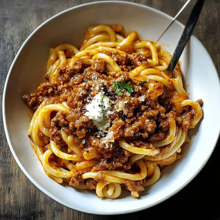 Pumpkin Beef Bolognese