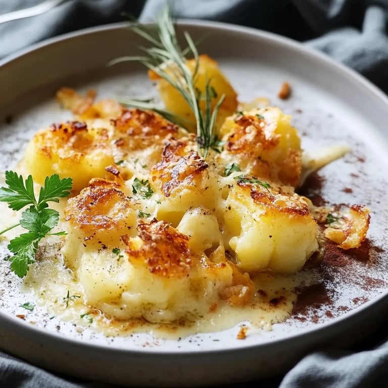 Blumenkohlauflauf mit Kartoffeln