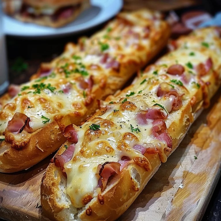 Baguettes Gourmandes Lardons-Fromage