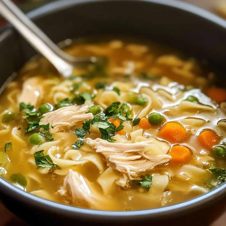 Flu-Fighting Chicken Noodle Soup