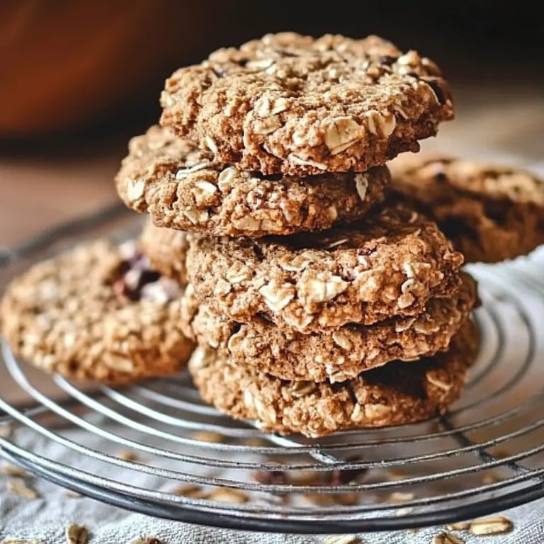 Galletas crujientes de avena y coco