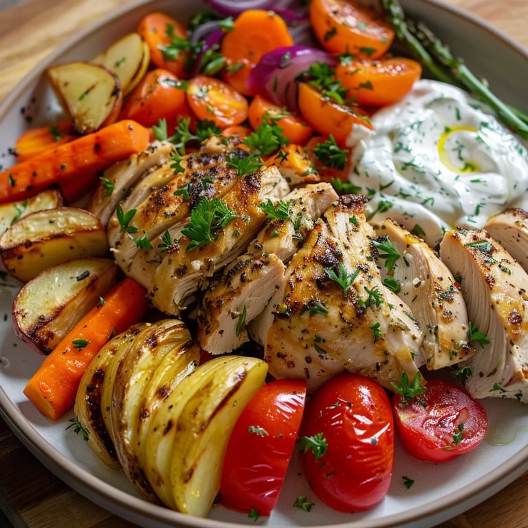 20-Minute Veggie Turkey with Herb Ranch