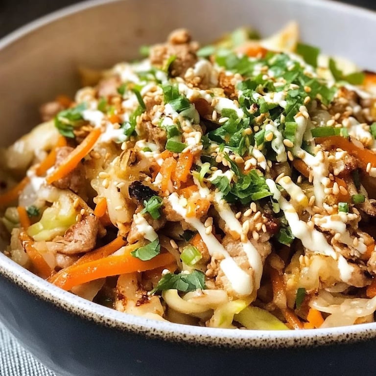 Easy Egg Roll in a Bowl