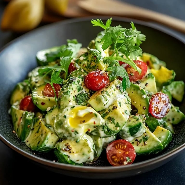 Avocado-Gurken-Salat