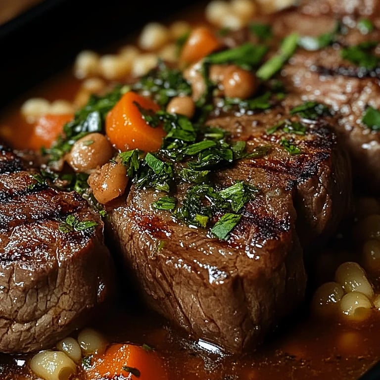 Estofado Tradicional de Carne y Cebada: Una Receta Increíble y Esencial para el Hogar