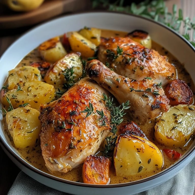 Herb Roasted Chicken in White Wine Sauce: An Amazing Ultimate Recipe