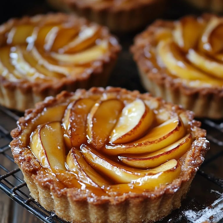 Salted Caramel Apple Tarts