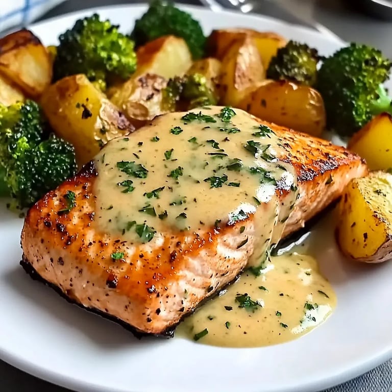 Lemon Butter Salmon with Crispy Potatoes and Broccoli: An Incredible 5-Step Recipe