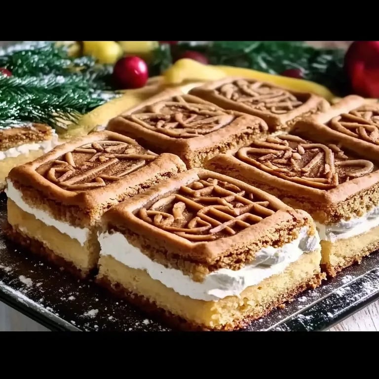 Spekulatius-Apfelkuchen vom Blech