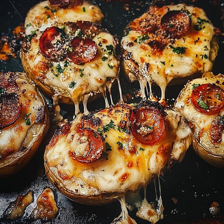 Gefüllte Kartoffeln Nach Flammkuchen-Art