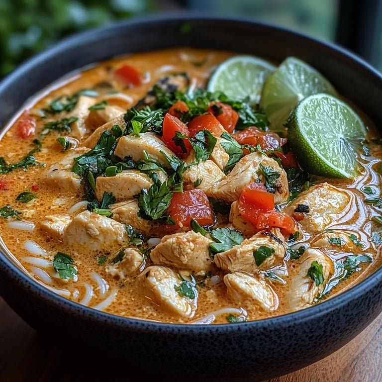Soupe thaïlandaise simple au poulet : Une Recette Incroyable Ultime