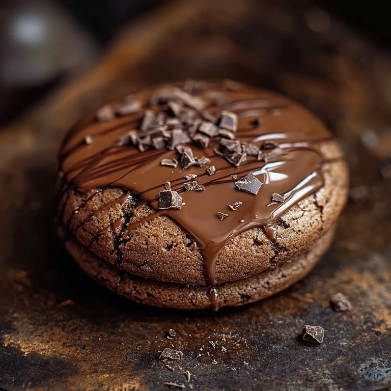 Extra dicke Schokoladenkekse im Bäckerei-Stil