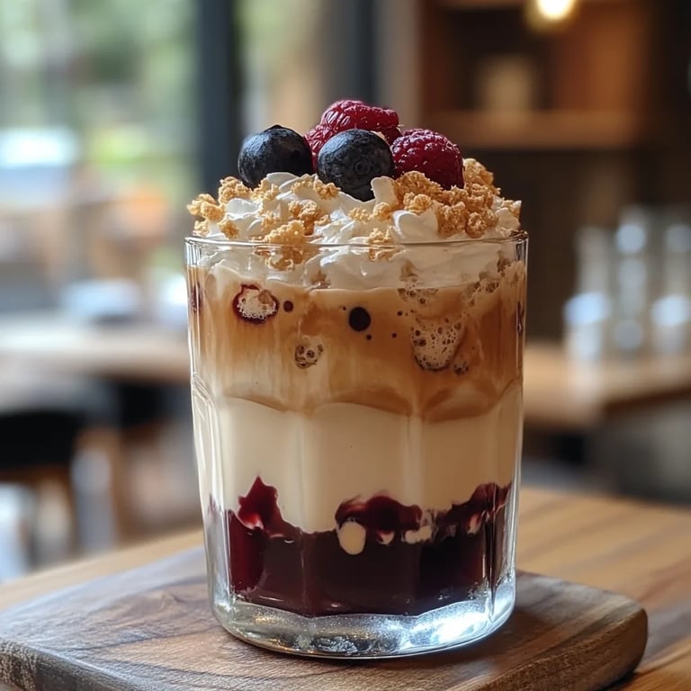 Latte Helado de Vainilla y Arándanos: Una Increíble Receta Última