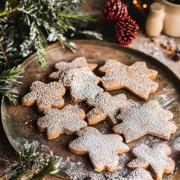 Einfache Kokos-Weihnachtsplätzchen