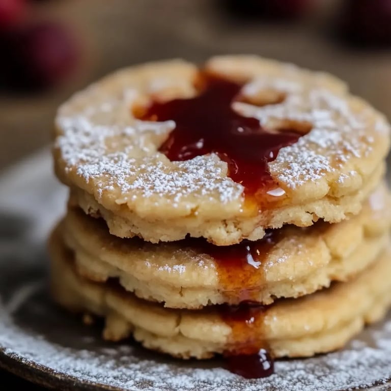 Doppeldecker Marmeladen-Kekse