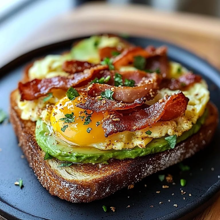 Bacon, Egg, and Avocado Toast: The Amazing Ultimate Recipe
