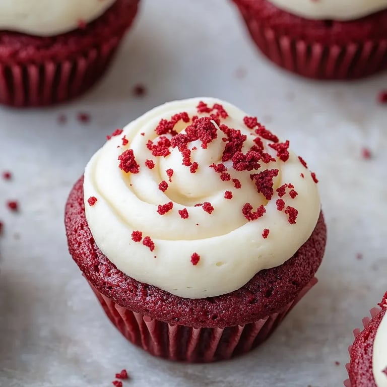 Crumbl Red Velvet Cupcake-Kekse