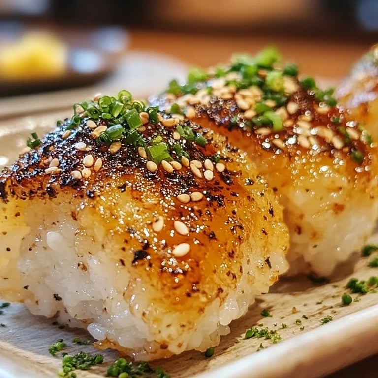 Yaki Onigiri (Grilled Rice Balls)
