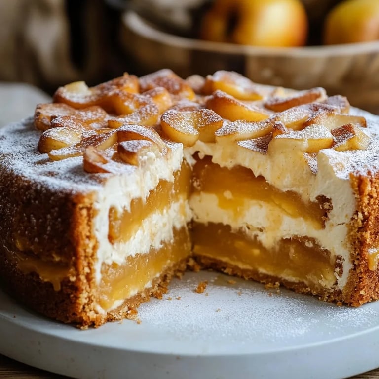 Apfeltorte mit Salzkaramell