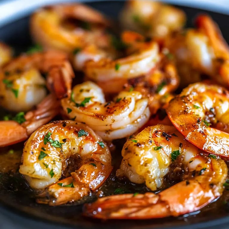 Easy Garlic Smoked Shrimp