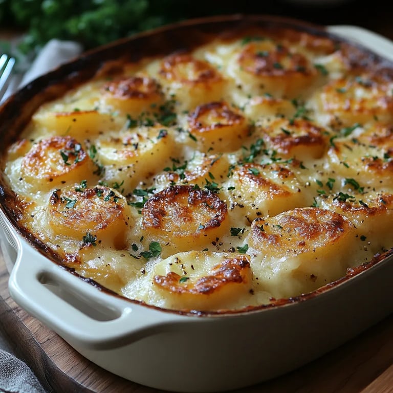 Cazuela de Papas Gratinadas con Queso: Una Increíble Receta Última