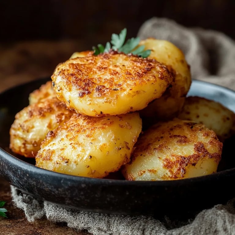 Knusprige Kartoffelpuffer