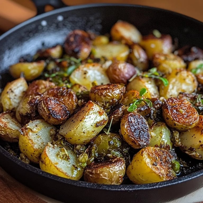 Rosenkohl-Kartoffel-Pfanne