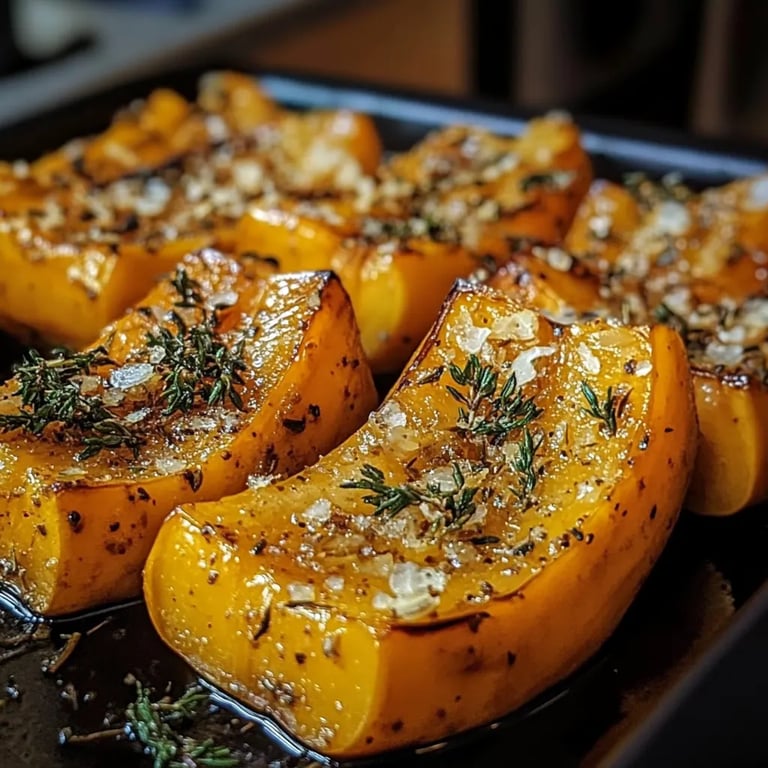 Calabaza Asada Sabrosa con Ajo y Hierbas: Increíble Receta Esencial
