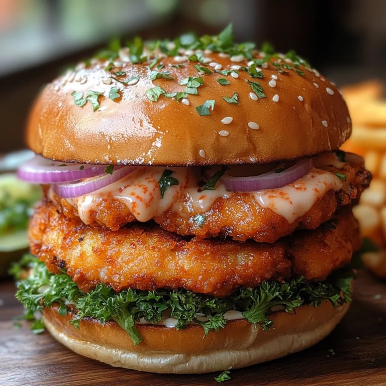 Sandwich au Poulet Épicé à la Friteuse à Air : Une Recette Incroyable et Ultime