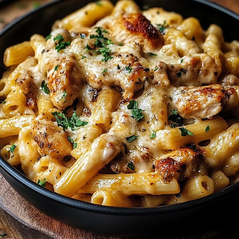 Easy Parmesan Chicken Pasta