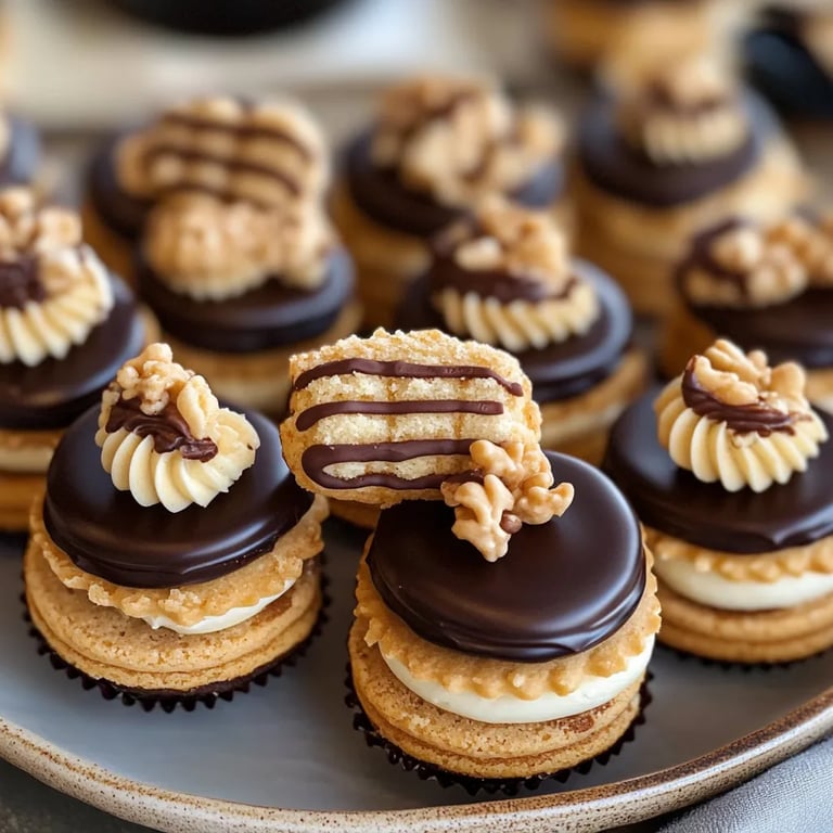 Omas Walnuss Marzipan Plätzchen