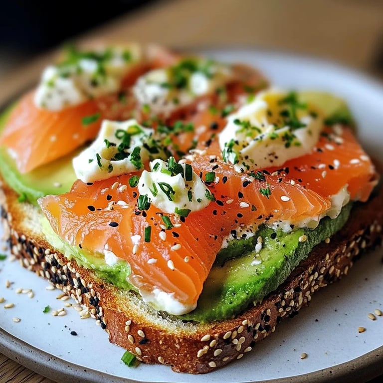 Smoked Salmon & Avocado Toast