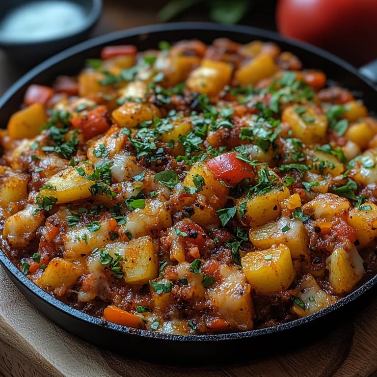 Sartén de Pimientos Rellenos Sin Rellenar en Una Sola Olla: Una Increíble Receta Última