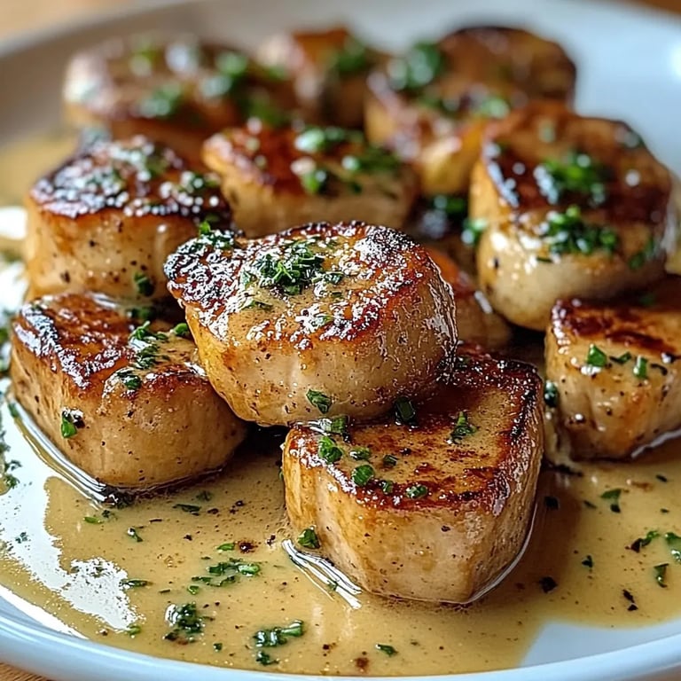 Pork Tenderloin w/ Creamy Dijon Sauce: An Incredible 5-Star Recipe