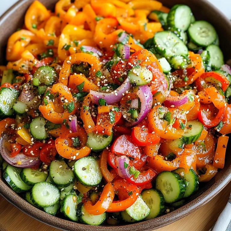 Viral Cucumber Pepper Salad: An Amazing Ultimate Recipe