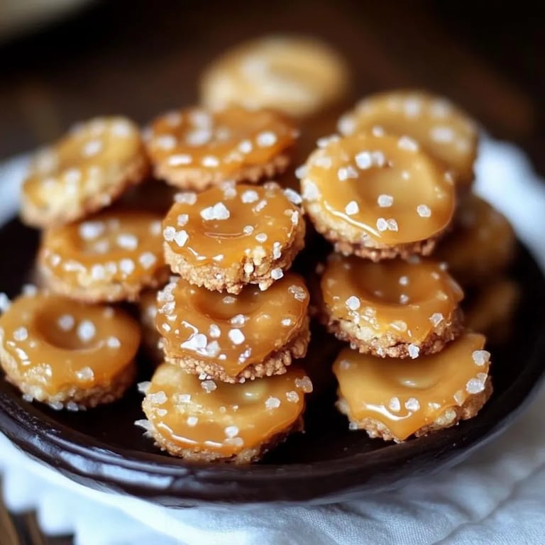 Salted Caramel Cracker Bites