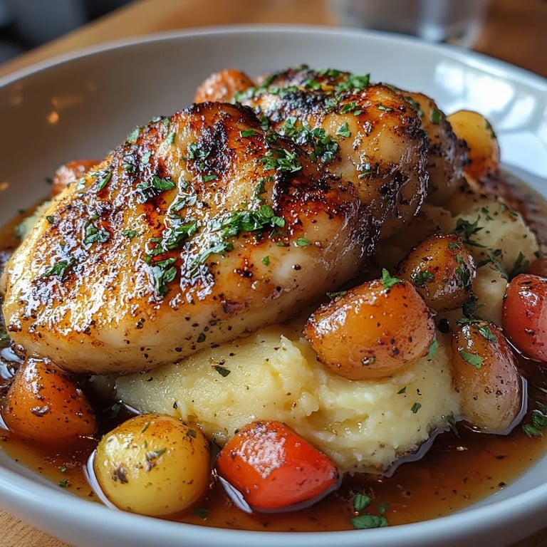 Hähnchenschenkel mit Ziegenkäse-Kartoffelpüree: Ein Unglaublich Ultimatives Rezept für 4
