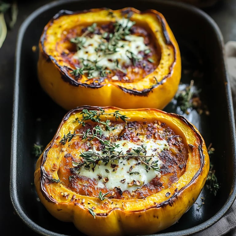 Calabaza Bellota Rellena con Espinacas a la Crema: Una Increíble Receta Esencial