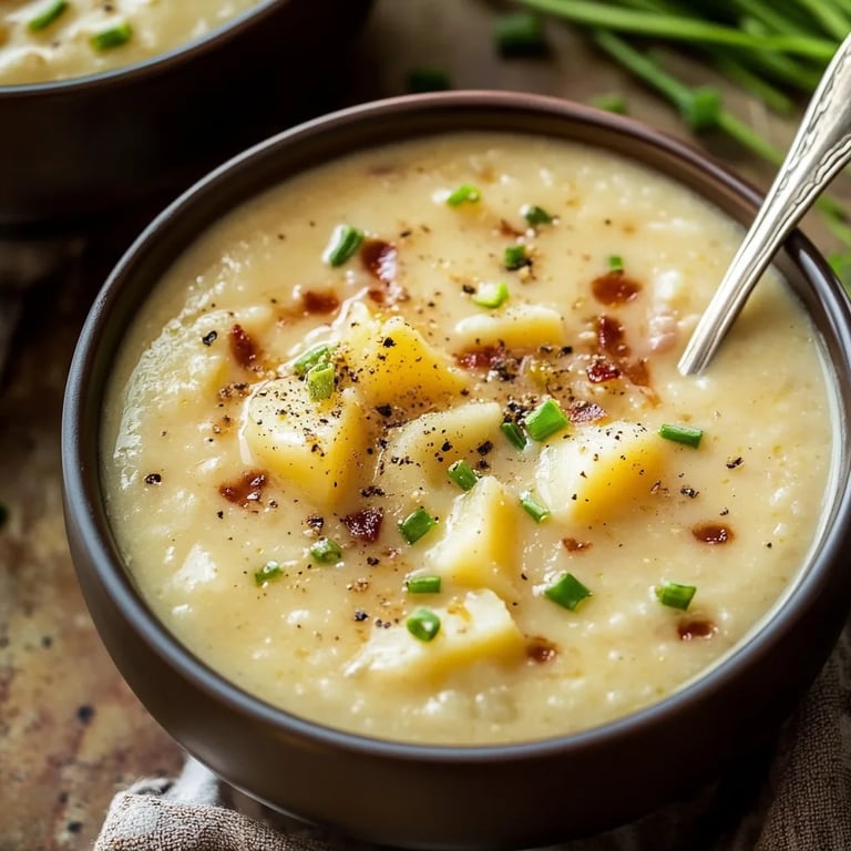 Dreamy Crockpot Potato Soup