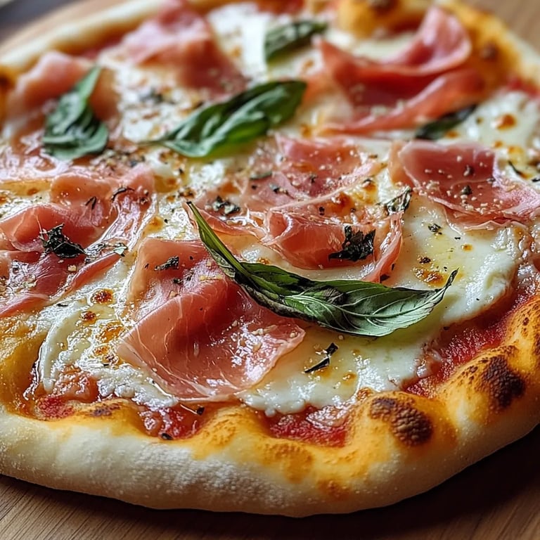 Weiße Pizza mit Prosciutto: Ein Unglaubliches Ultimatives Rezept